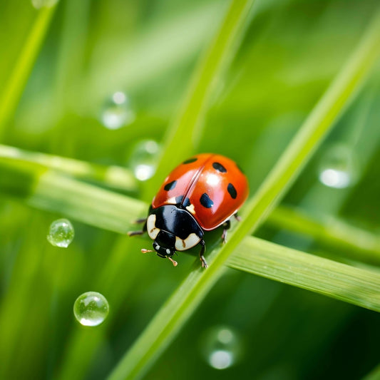 Buburuză în echilibru